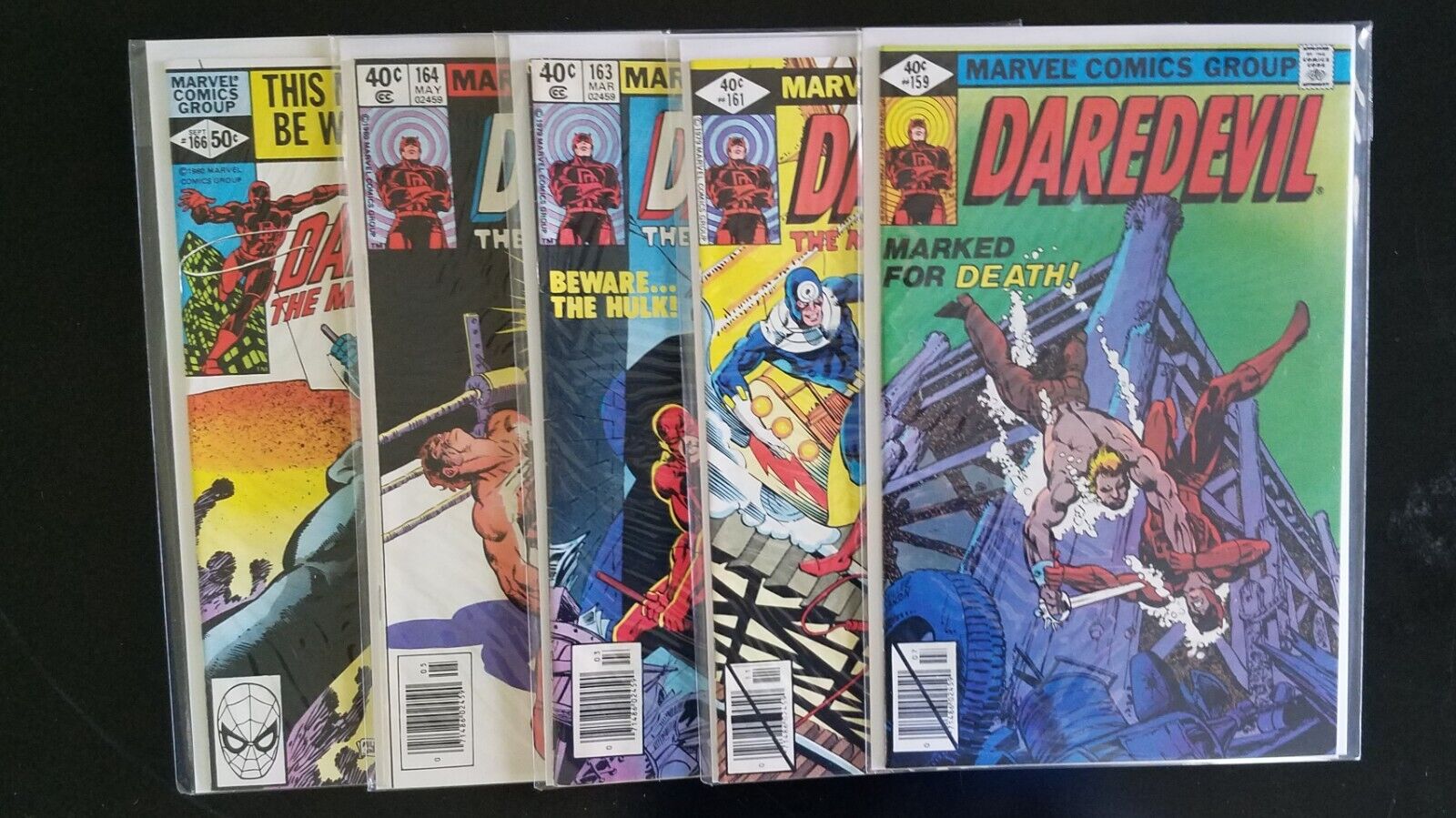Daredevil, Frank Miller-run 10 issue bundle, 159 - 180