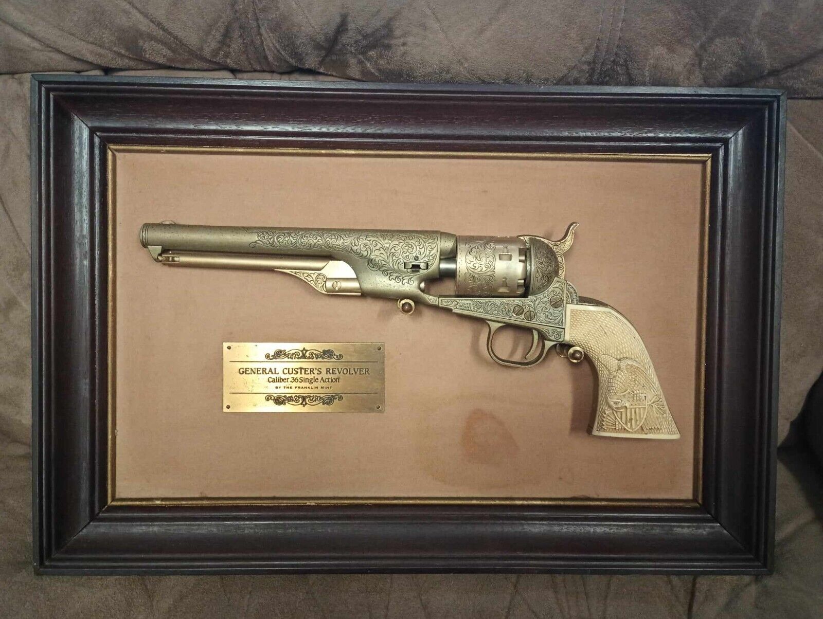Franklin Mint General George Custer's .36 Caliber Single Action Revolver
