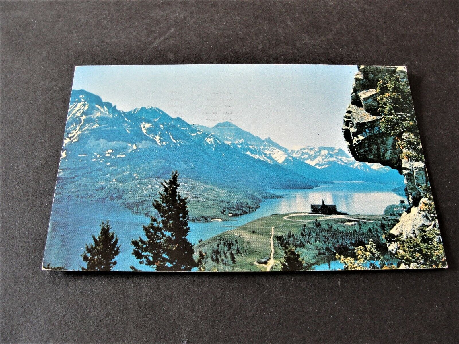 Waterton Lakes National Park, Montana - 1957 Postmarked Postcard.