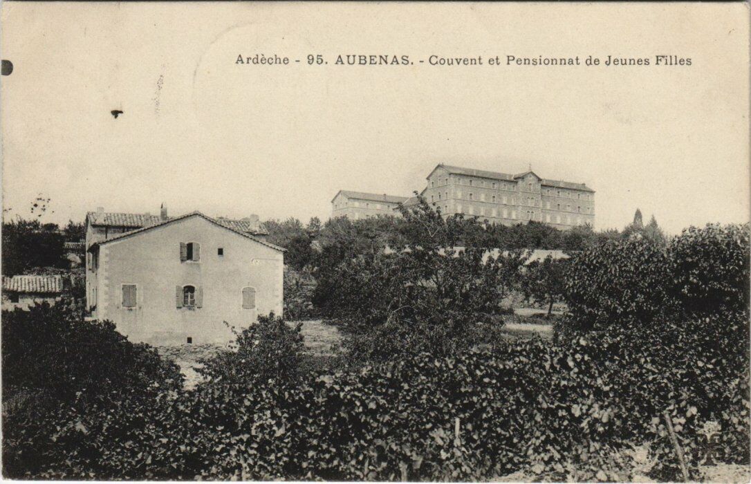 CPA Ardeche - AUBENAS - Couventet Pensionnat de Jeunes Girls (143049)