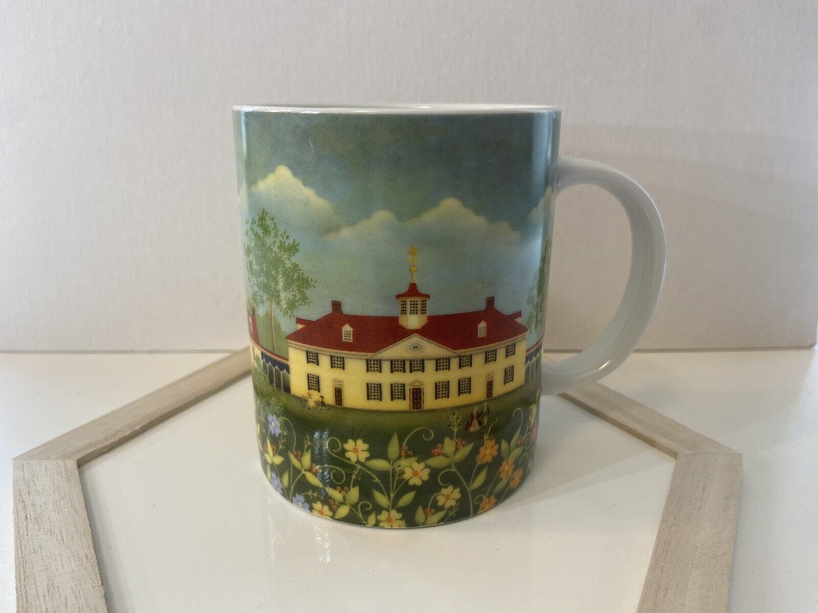 Mount Vernon Porcelain Coffee Mug - 