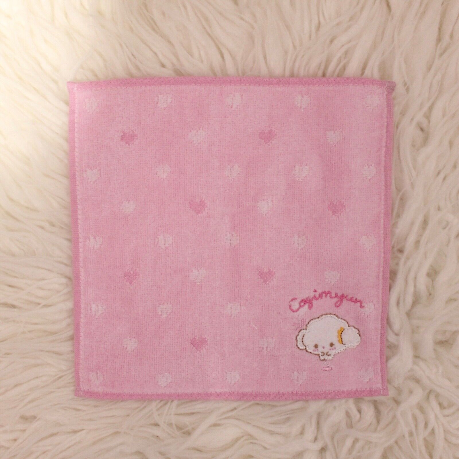 Cogimyun Sanrio Pink Face Towel cute kawaii brand new 