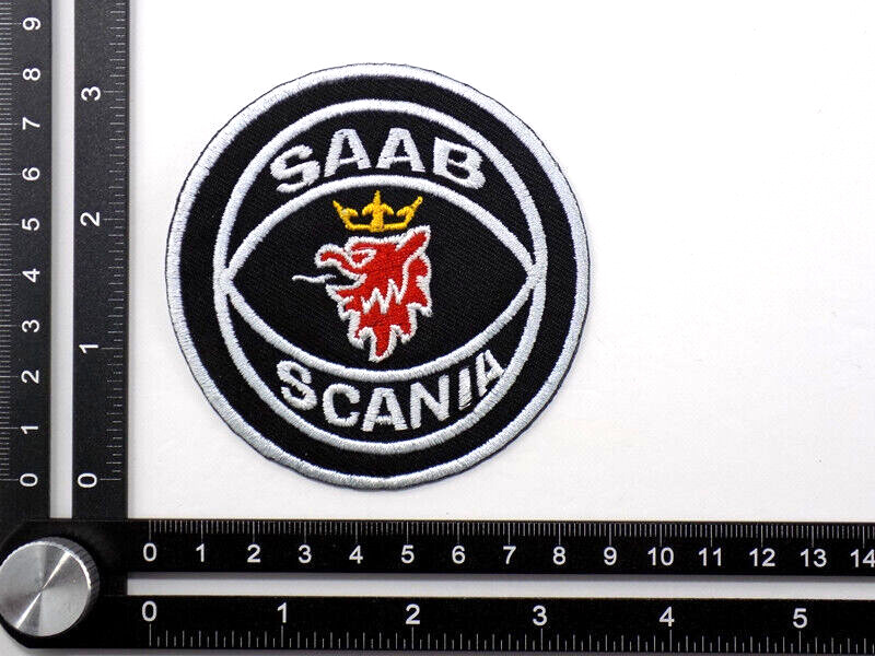 SAAB SCANIA EMBROIDERED PATCH IRON/SEW ON ~3-1/4\