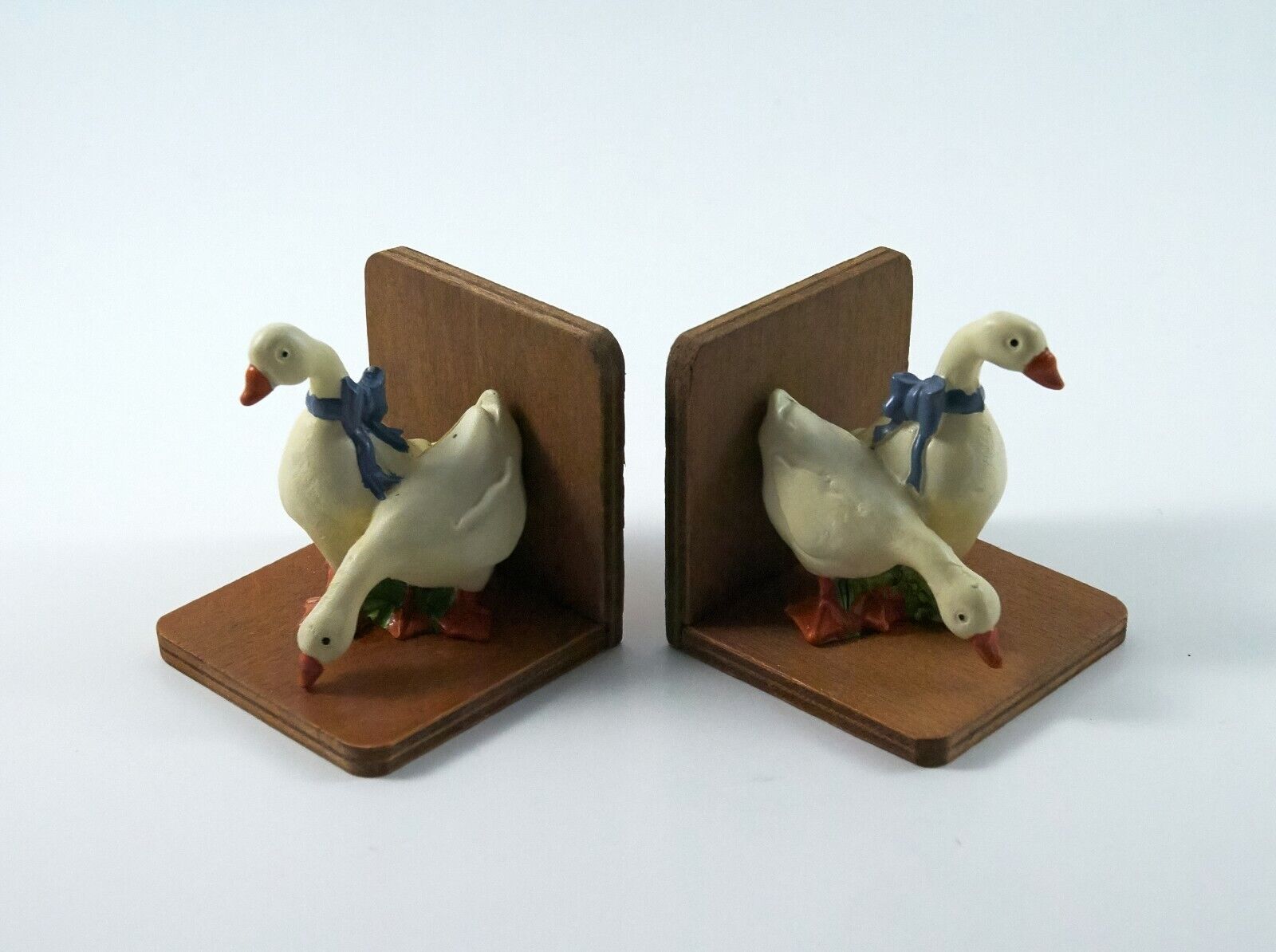 Wang\'s 1988 Bookends Goose Tiny Bookends (Pair) Vintage