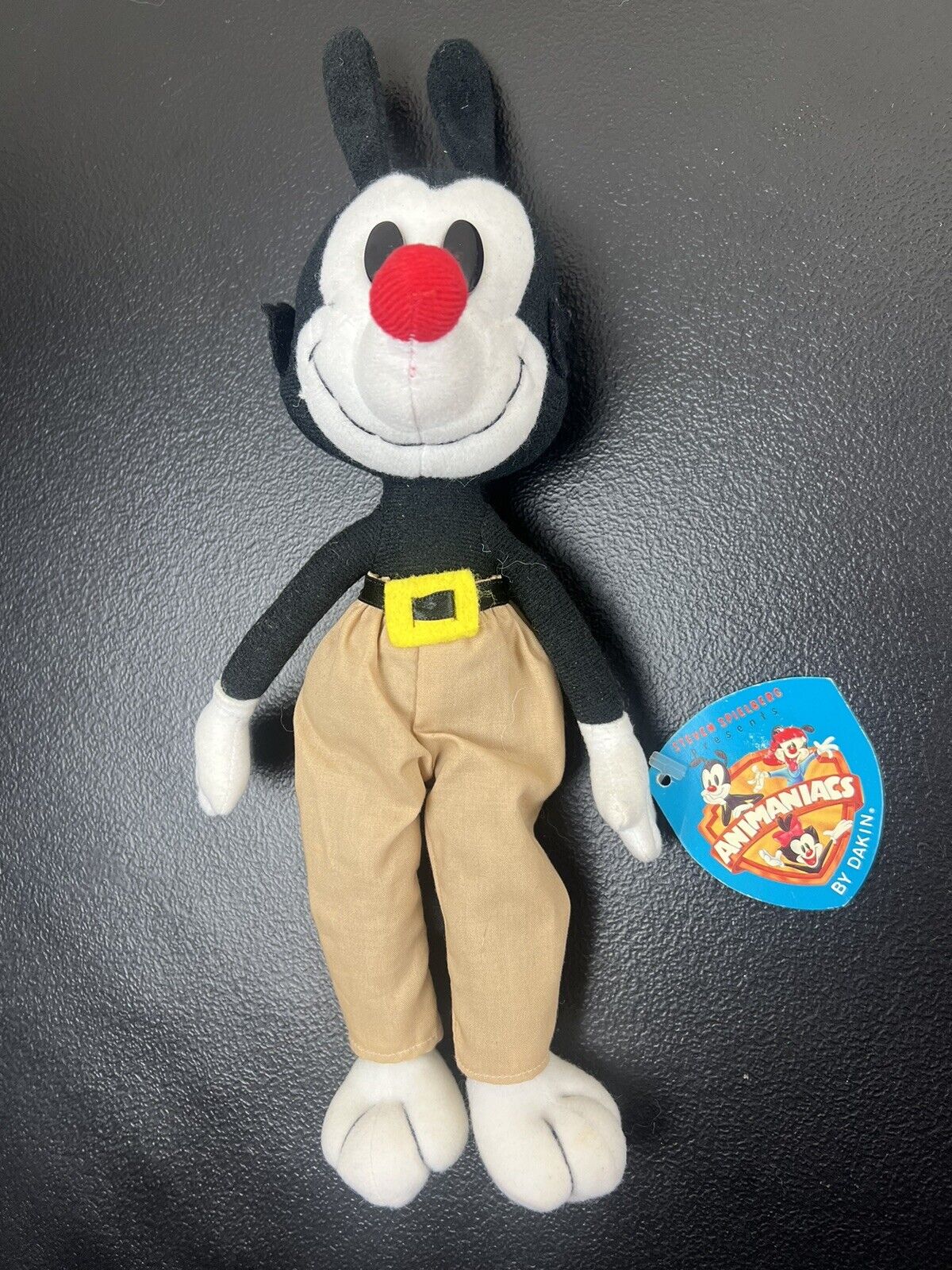 Vintage Animaniacs YAKKO 12” Plush with Tag Stuffed Toy Warner Bros Dakin 1993