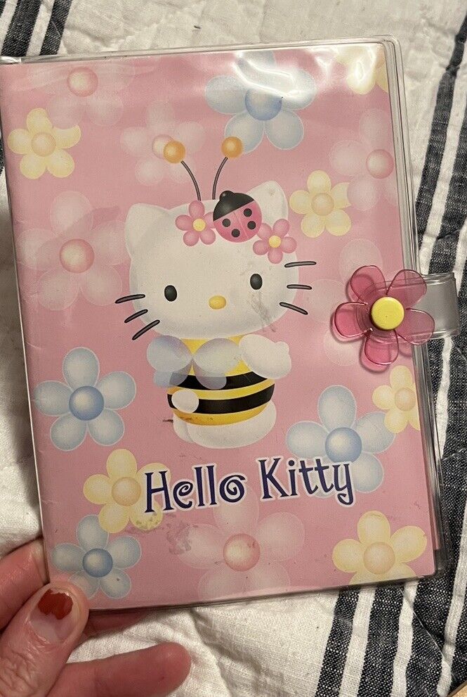Vintage Sanrio 1999 Hello Kitty Bumblebee Stationary Set Used  Read Description