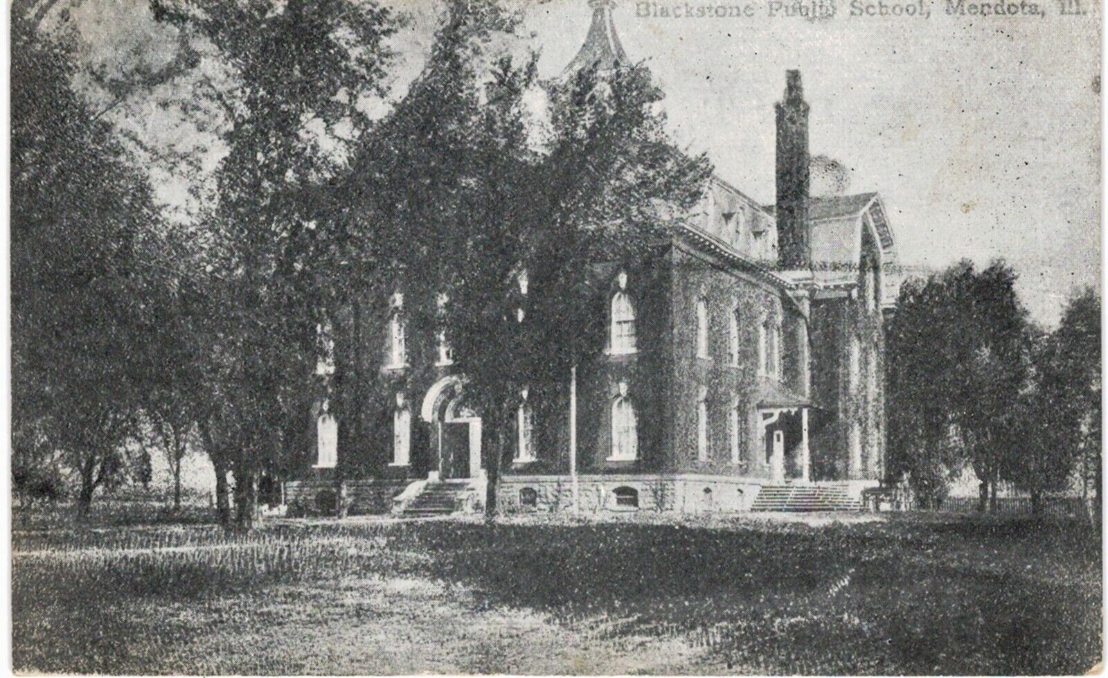 Mendota Blackstone School  1910     IL 