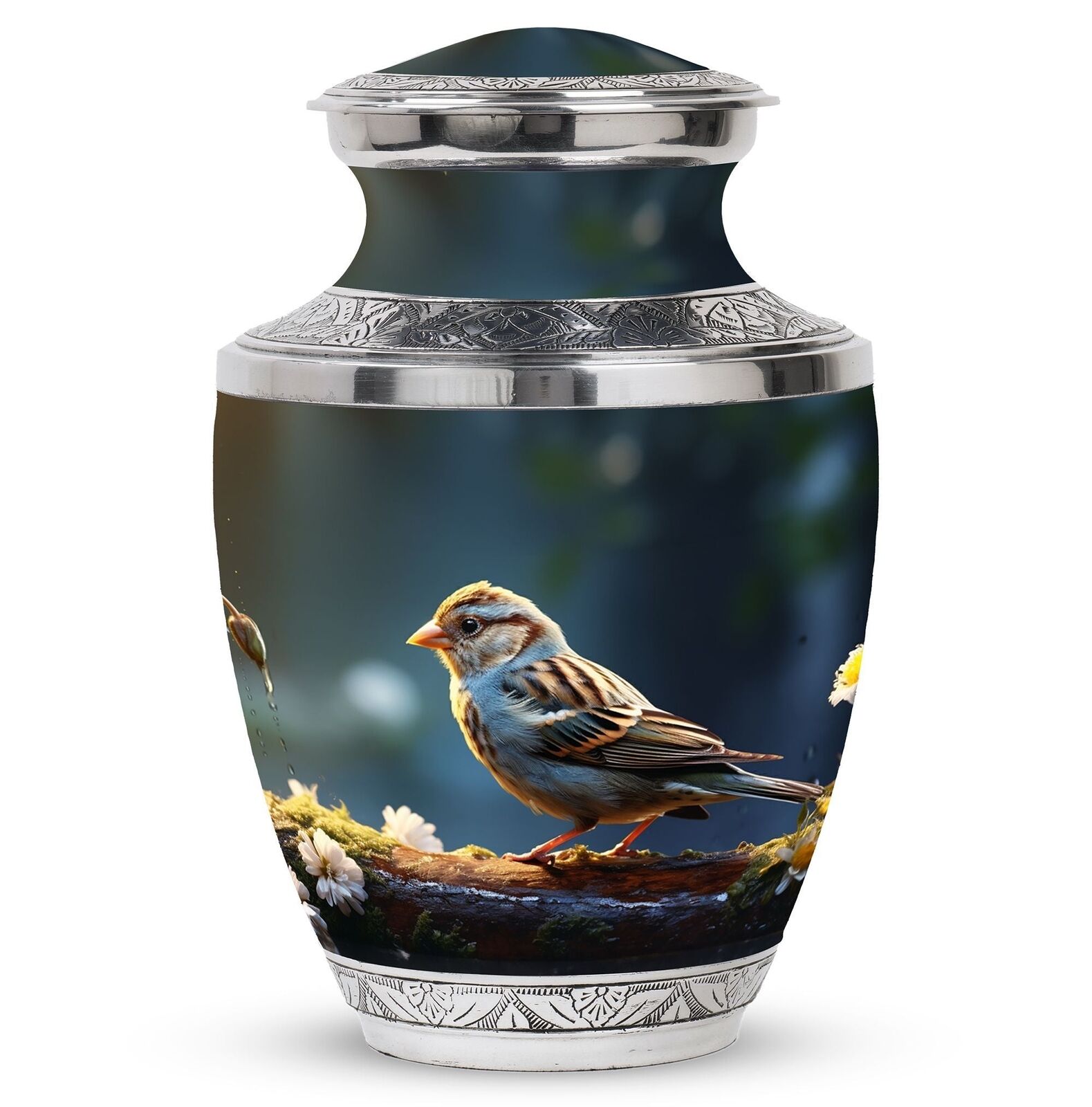 Sparrow Keepsake Cremation Urn: Cherished Remembrance