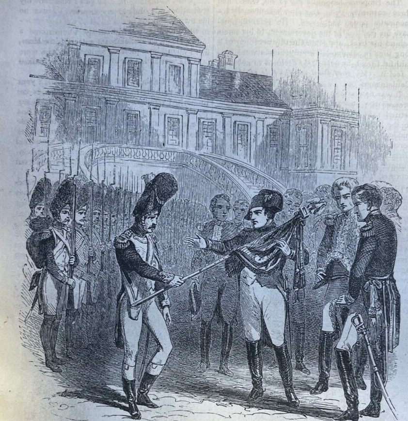 1854 Napoleon Bonaparte at Elba Josephine