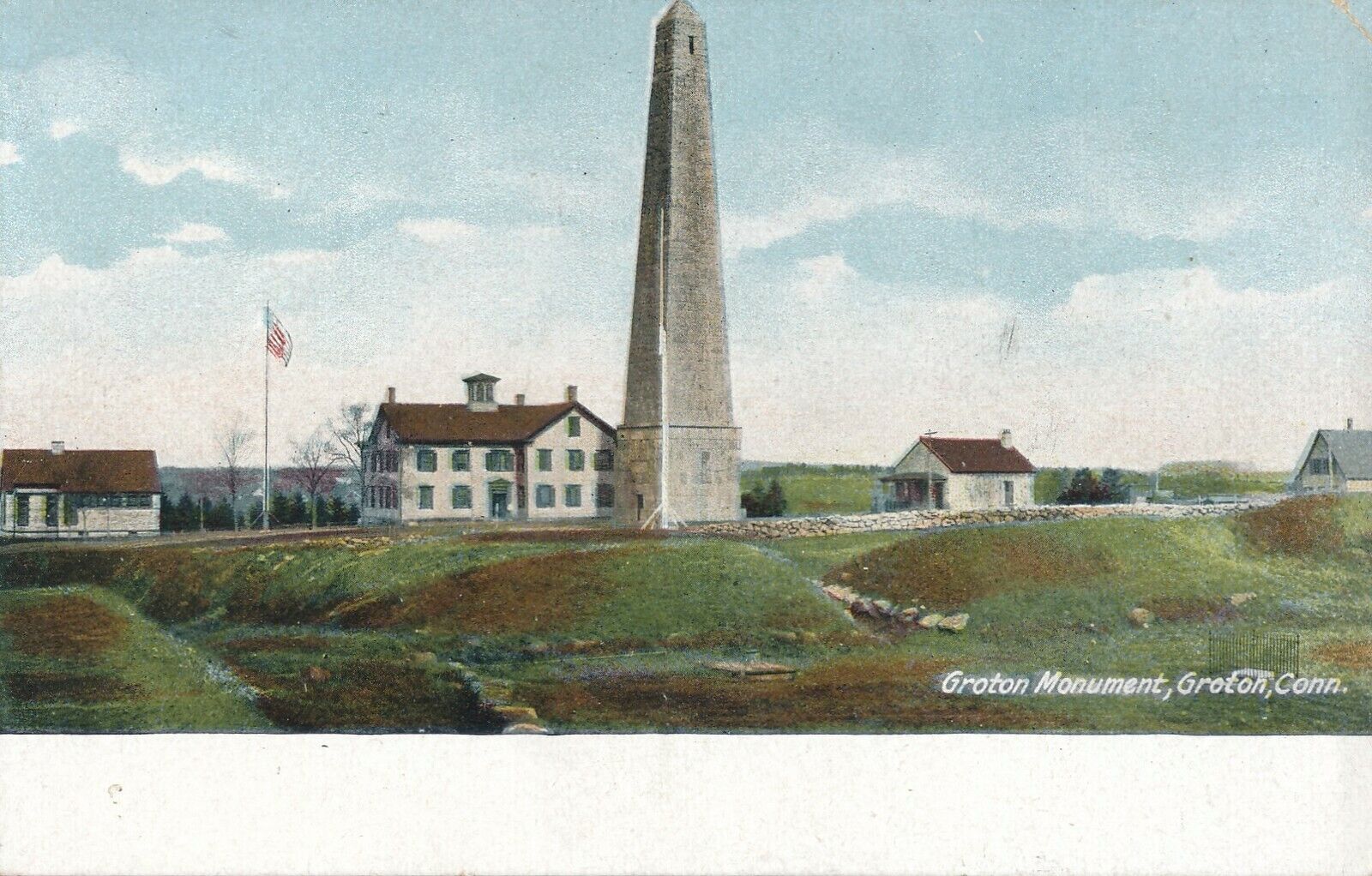 GROTON CT – Groton Monument – udb (pre 1908)