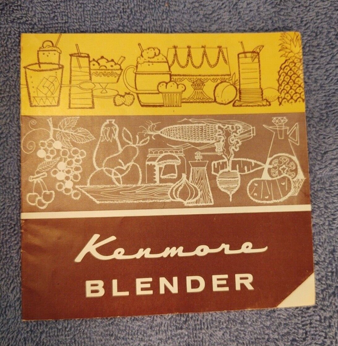 VTG Kenmore Blender Instruction Recipe Booklet 1963