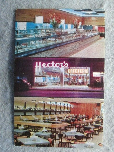 Vintage Hector\'s Cafeteria, New York, New York Postcard