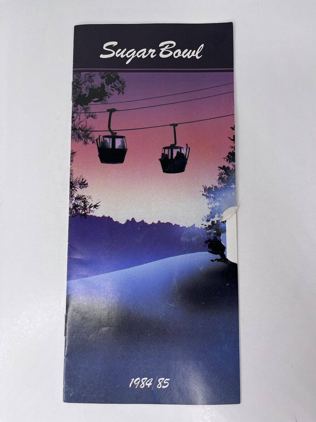 Sugar Bowl 1984/1985 Ski Brochure Travel Guide Ephemera