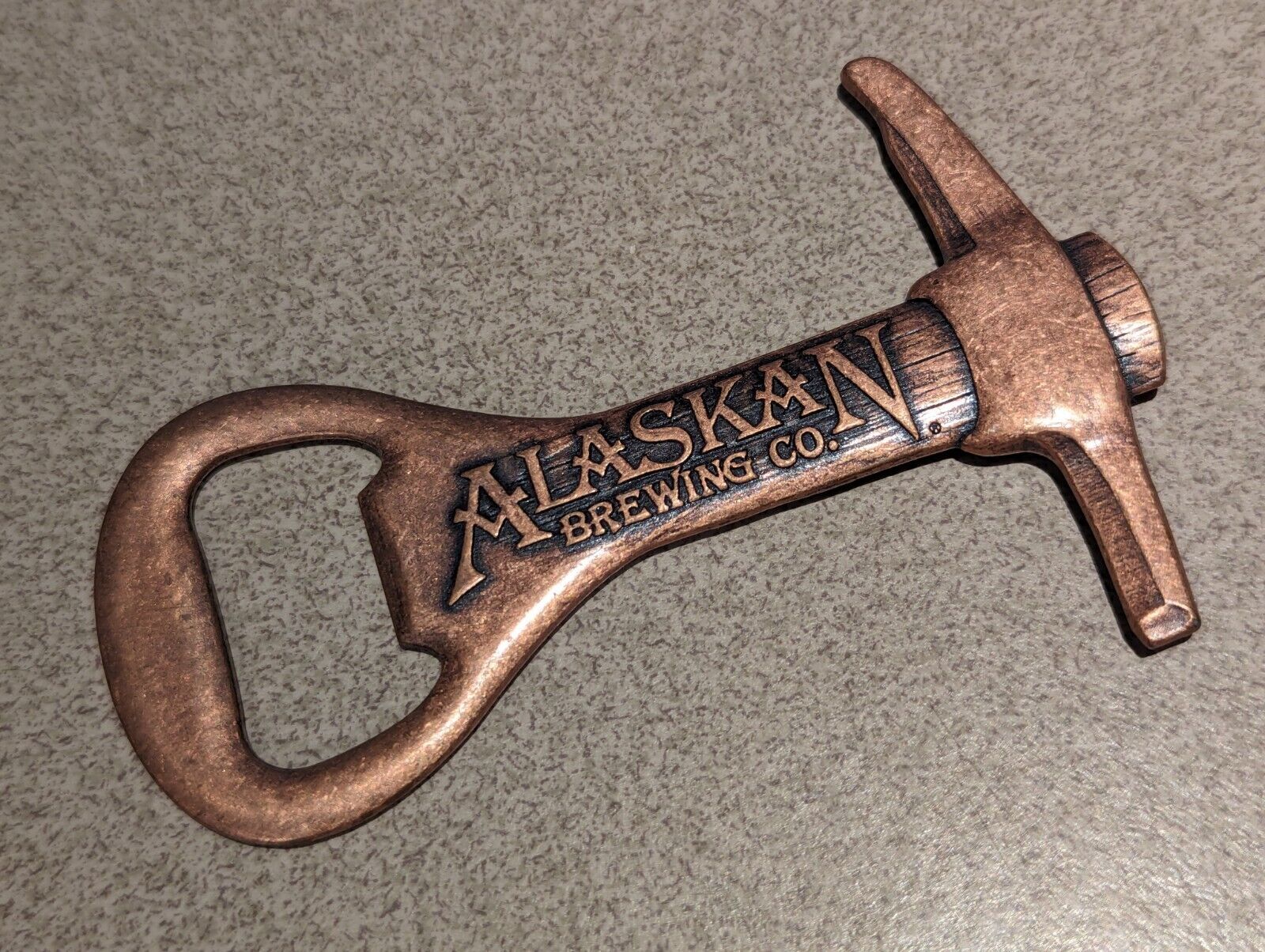 ALASKAN Brewing Company - Metal Bottle Opener - Pick Axe - Micro Brewery Beer