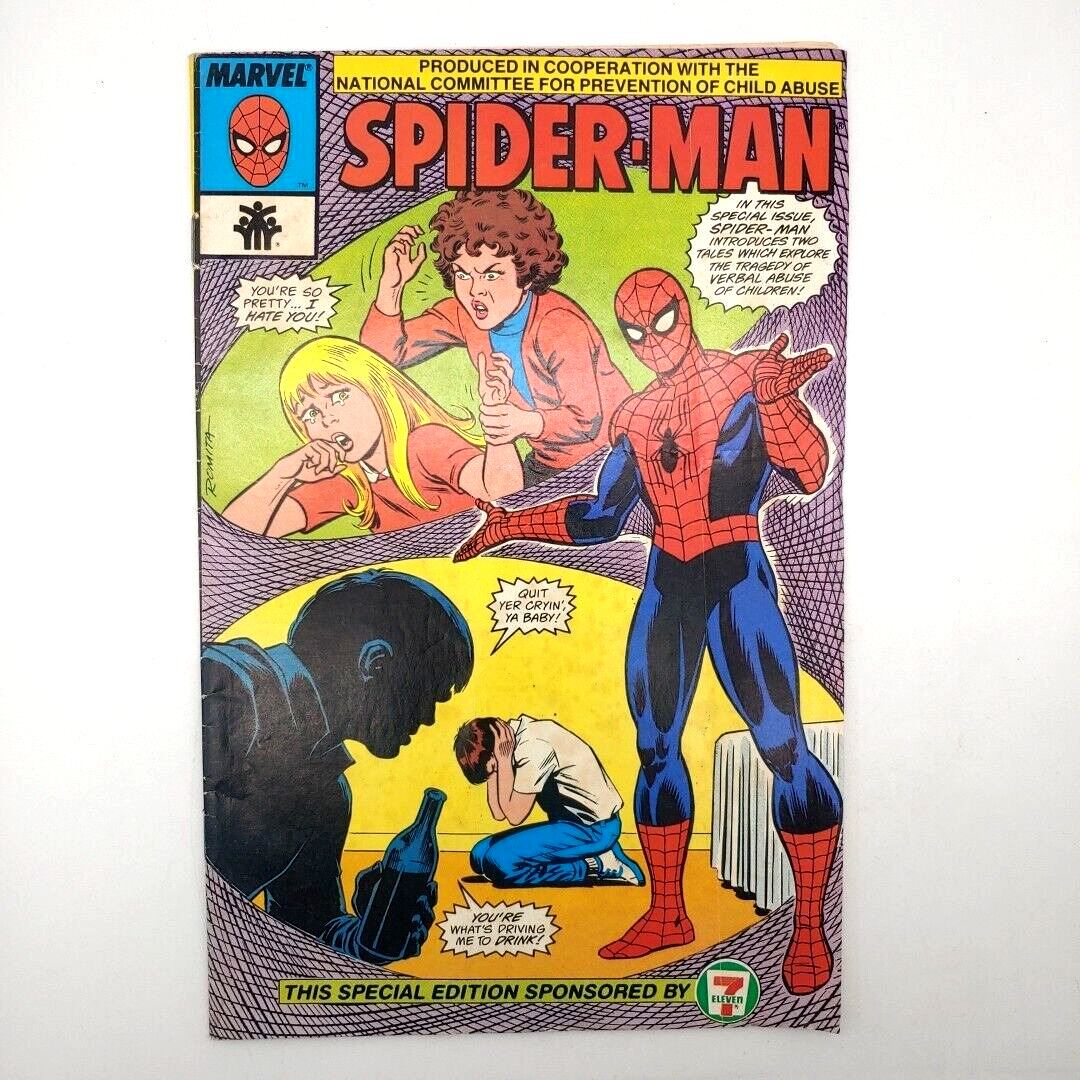 Spider-Man #1 7 Eleven Prevention of Verbal Child Abuse Marvel Comics Hobgoblin