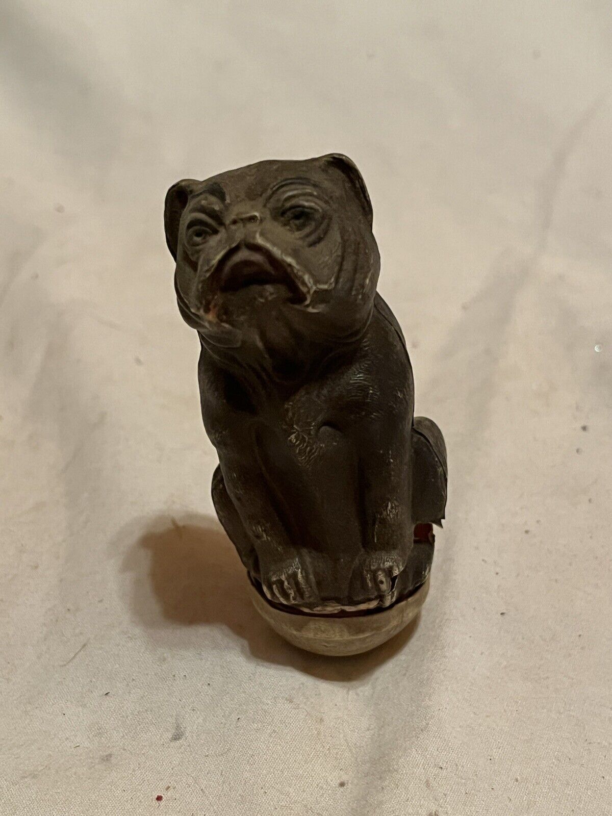 Vintage Antique Bulldog Candy Container - 1930s (439)