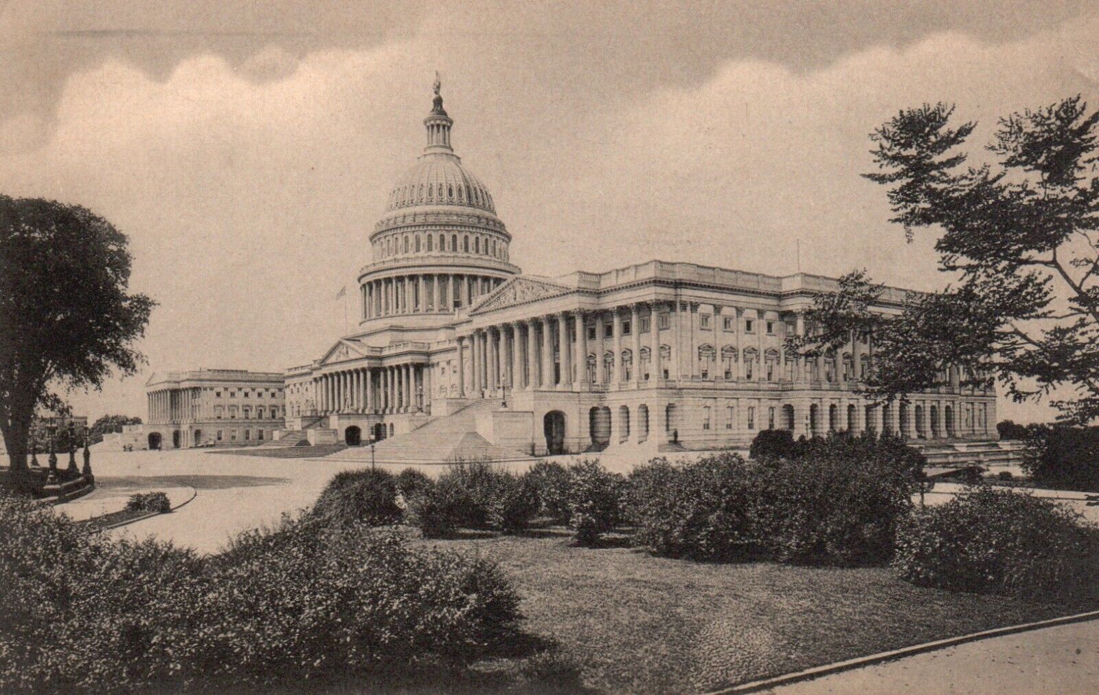 Postcard Washington DC United States Capitol Posted 1937 Vintage PC H9086