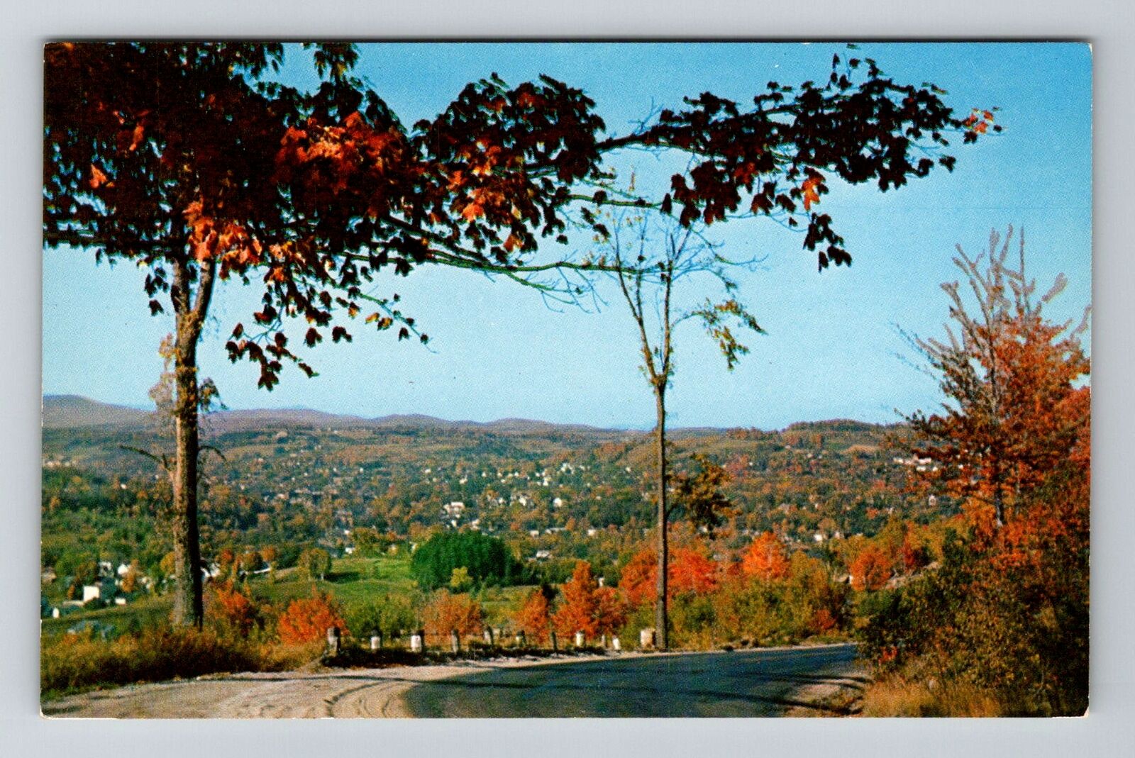 Barre VT-Vermont, Panoramic View of Town, Vintage Postcard