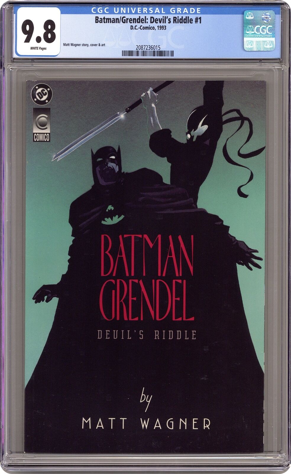 Batman Grendel #1 CGC 9.8 1993 2087236015