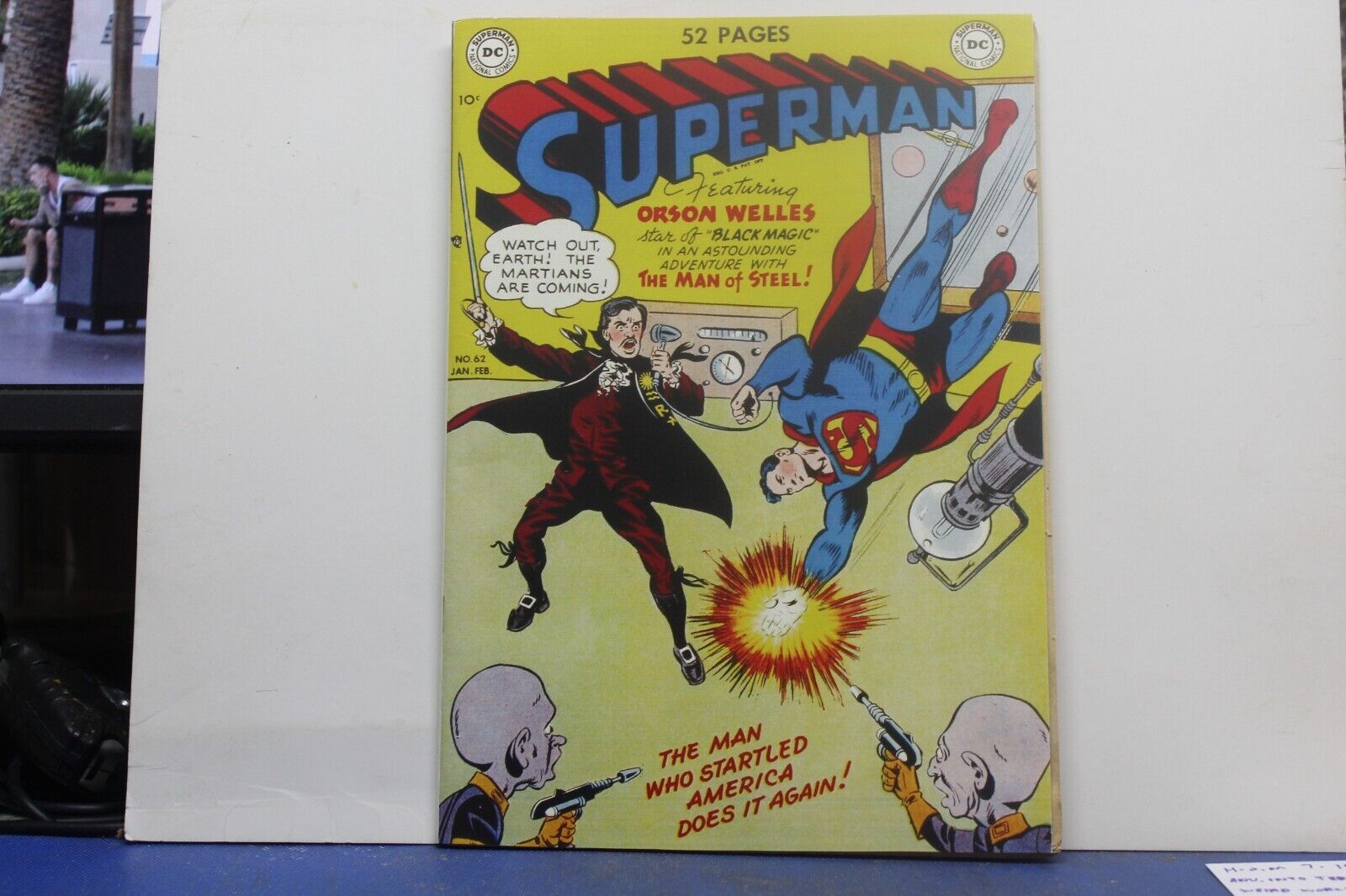 SUPERMAN #62 REPRODUCTION COVER 1950