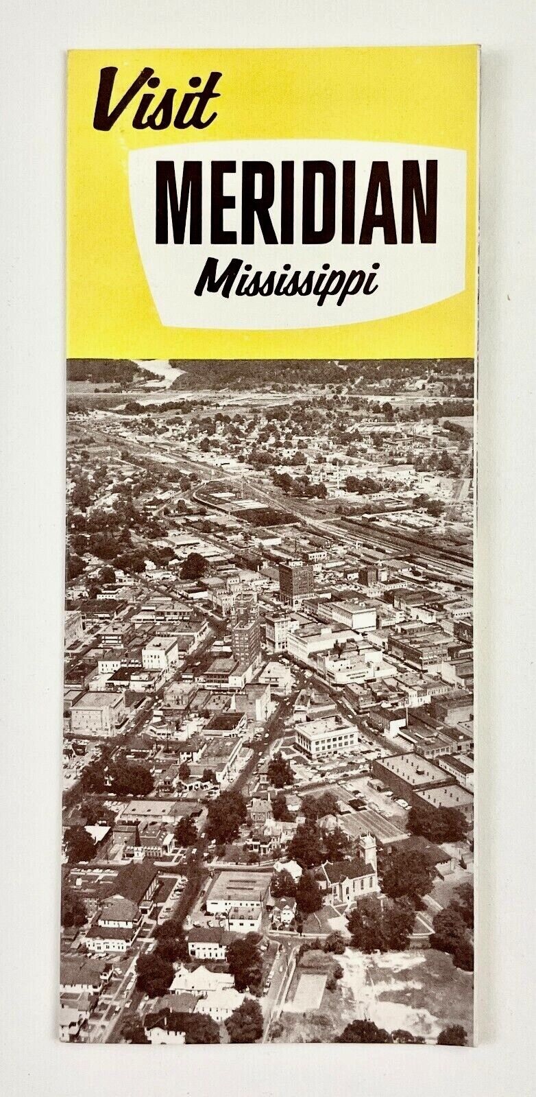 1960s Visit Meridian Mississippi Vintage Travel Brochure Tourist Holiday Inn MS