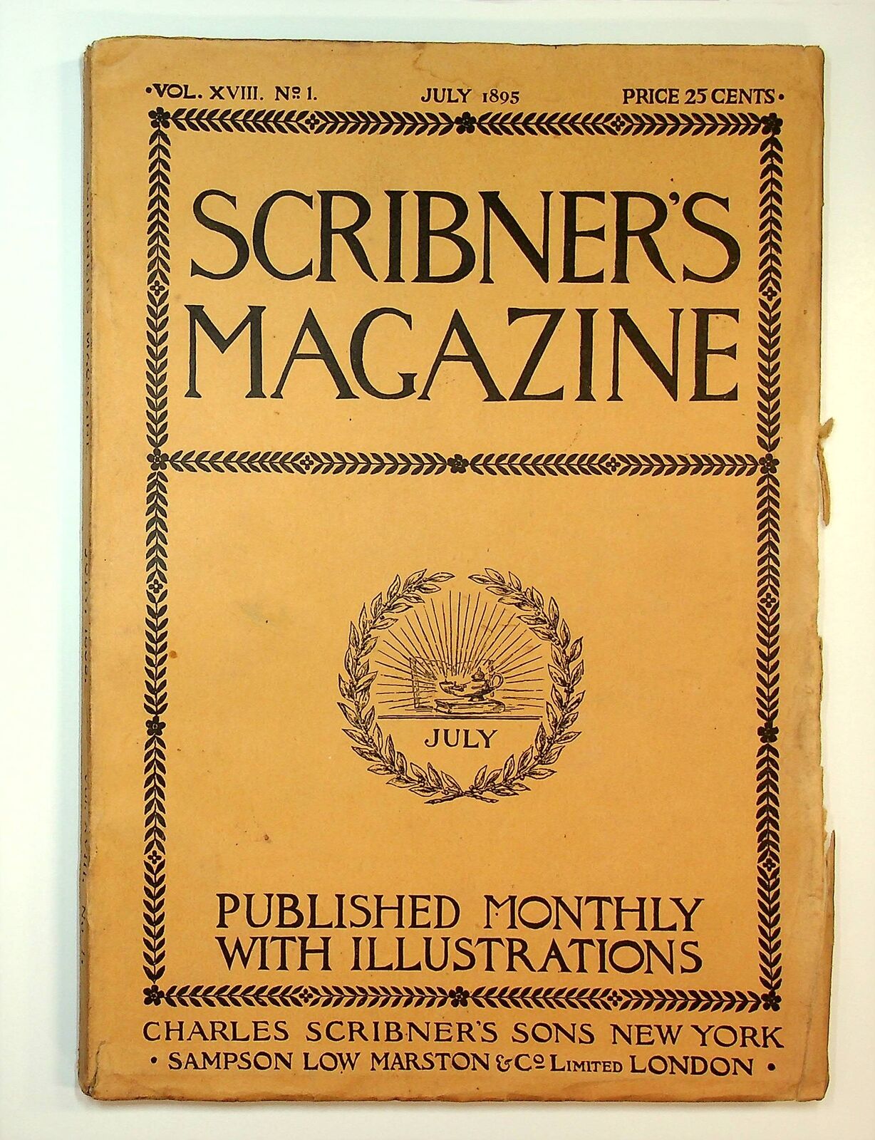 Scribner\'s Magazine Jul 1895 Vol. 18 #1 GD