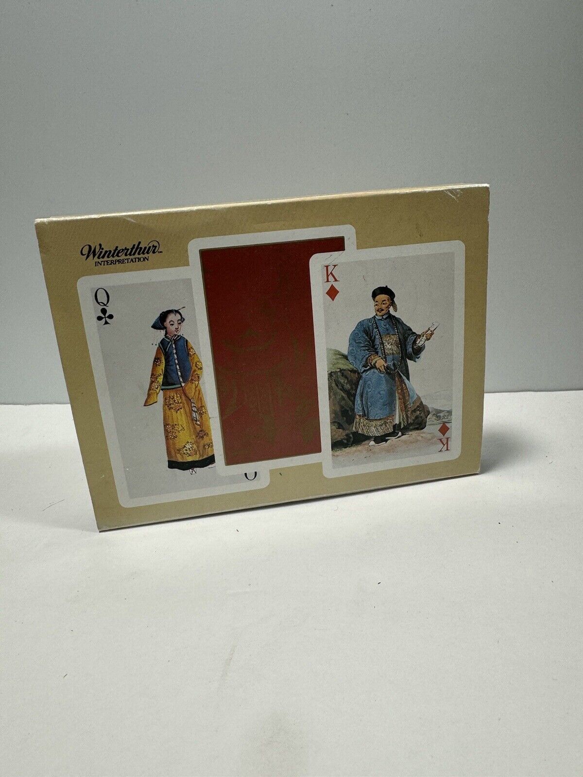 Vintage 1984 Playing Cards Chinese Costumes Winterthur Museum- Complete Decks