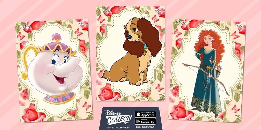 Topps Disney Collect Digital Mother’s Day 2024 Full Set 54 Cards