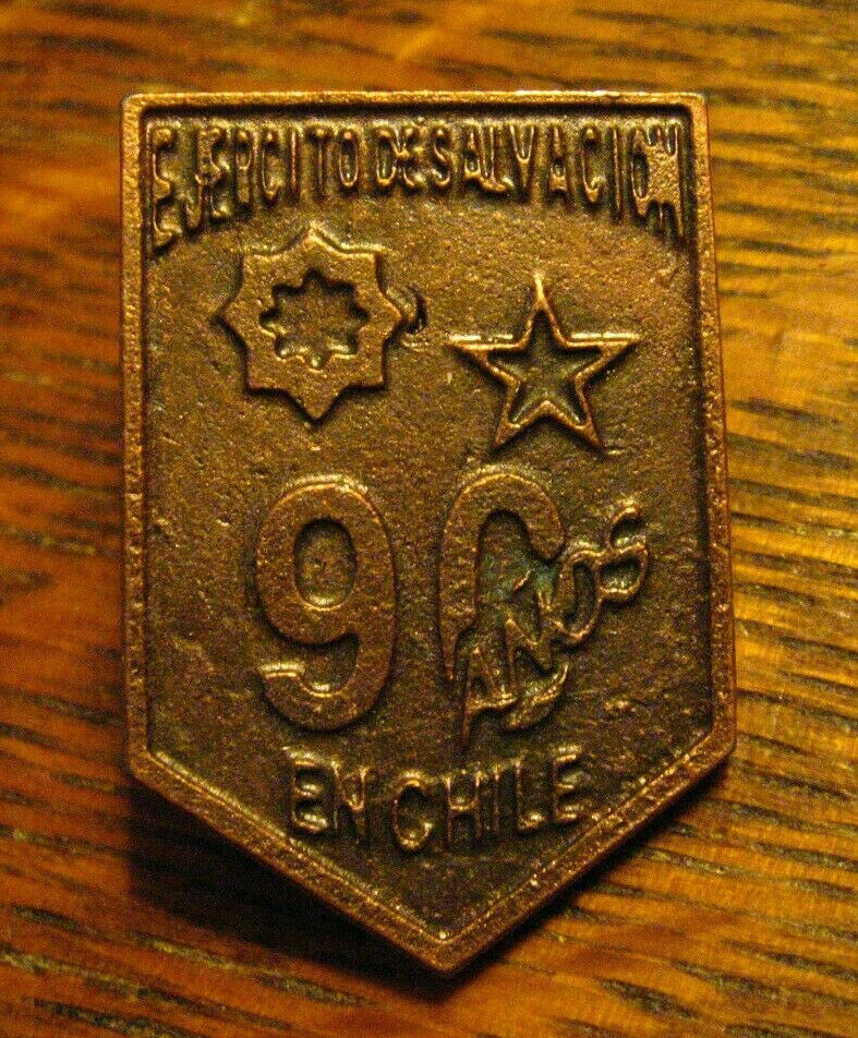 Salvation Army Lapel Pin - Vintage Ejército de Salvación 90 Year Anniversary Pin