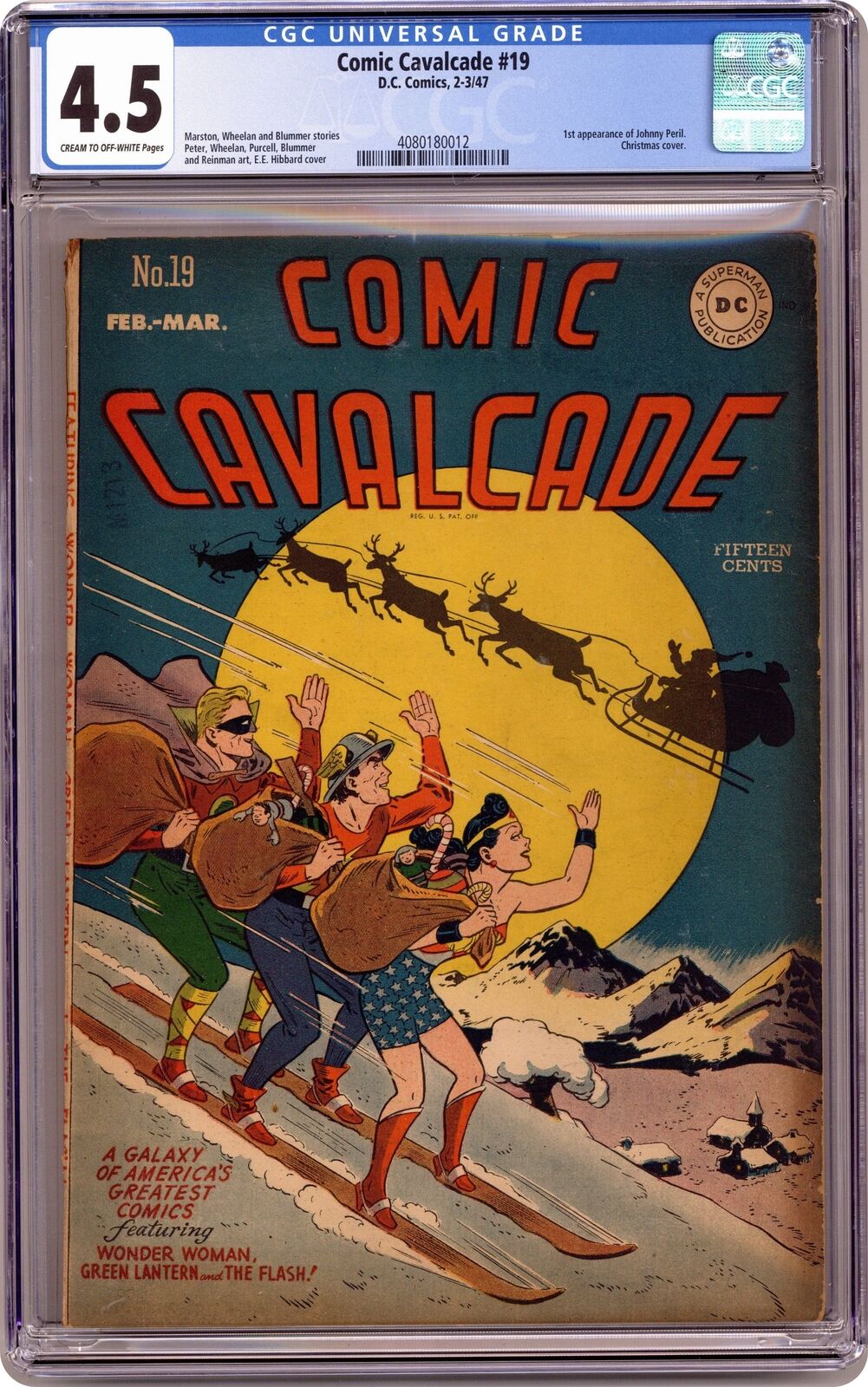 Comic Cavalcade #19 CGC 4.5 1947 4080180012