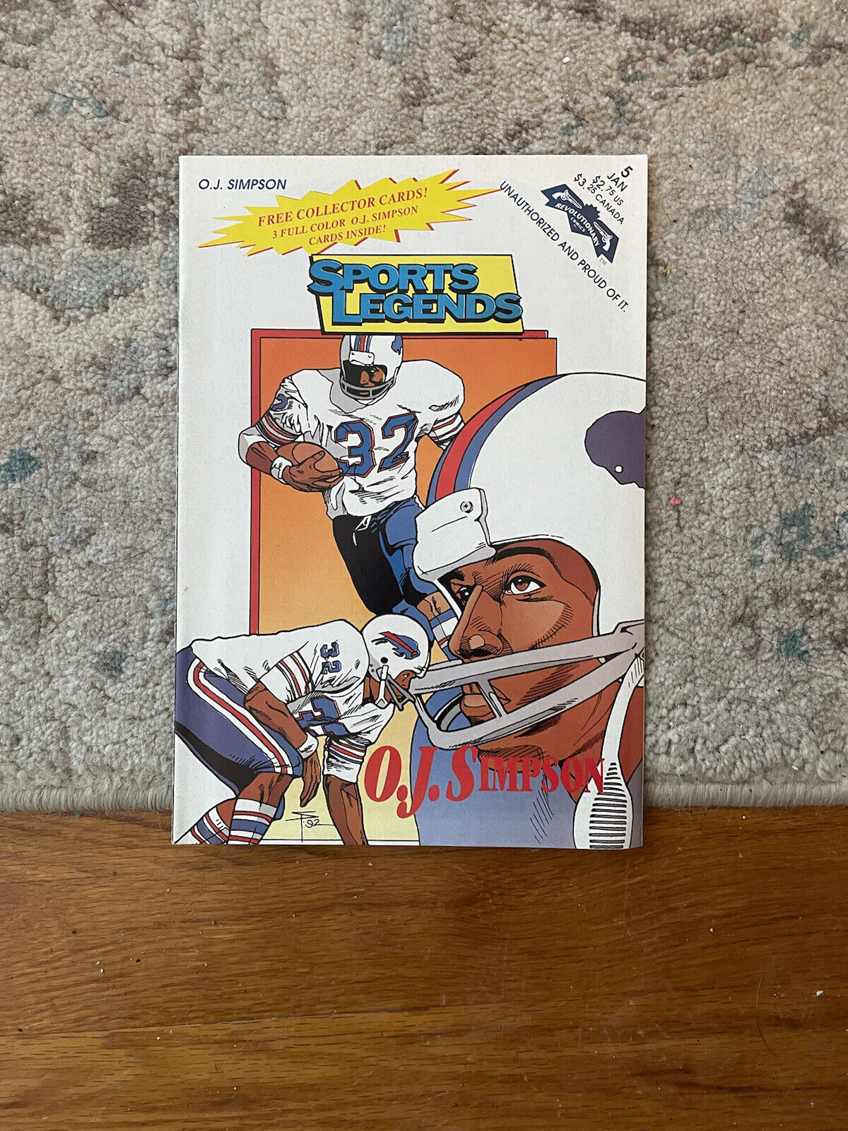 Vintage 1992 Sports Legends O.J. Simpson Revolutionary Comic book 