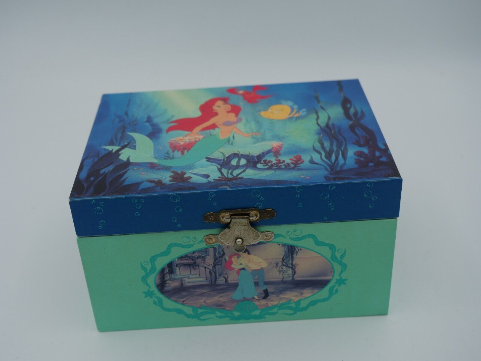 Vintage Disney The Little Mermaid Music Jewelry Box \