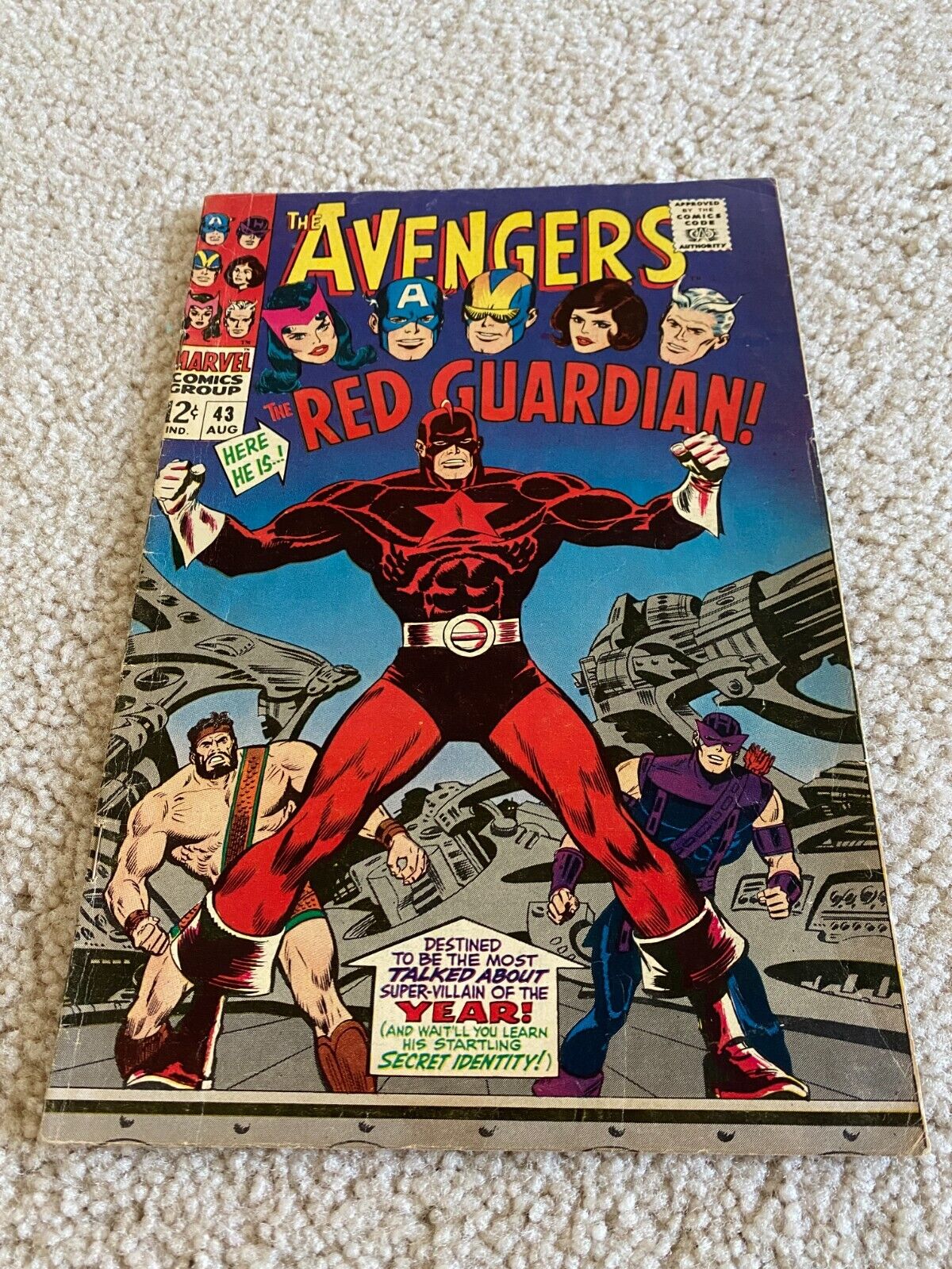 Avengers  43  Fine+  6.5  Iron Man  Captain America  Thor  Scarlet Witch  Wasp