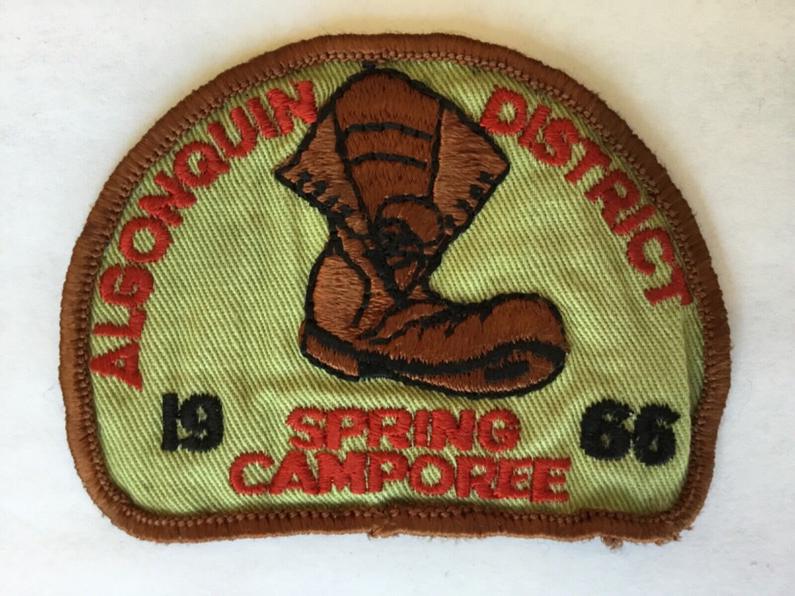 1966 Northwest Suburban Council Algonquin District Spring Camporee patch 
