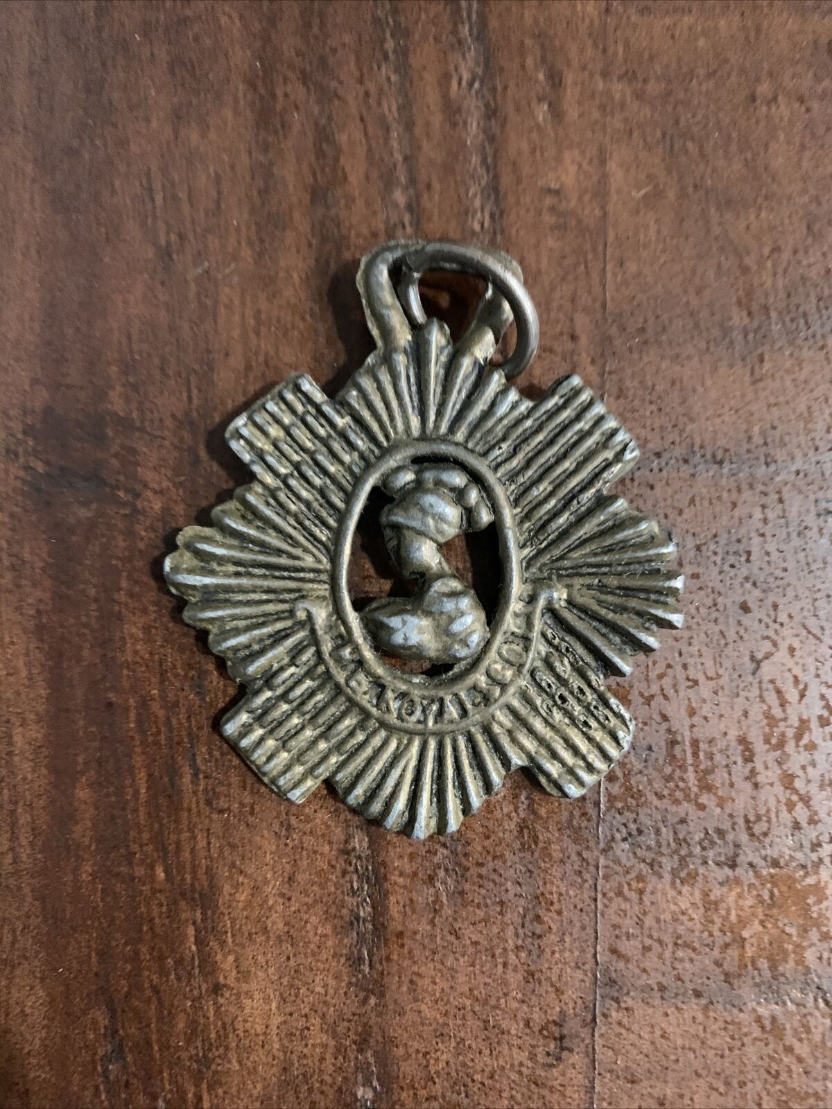 The Royal Scots Medal / Badge / Fob | Brass | Stamped Made in Occupied Japan