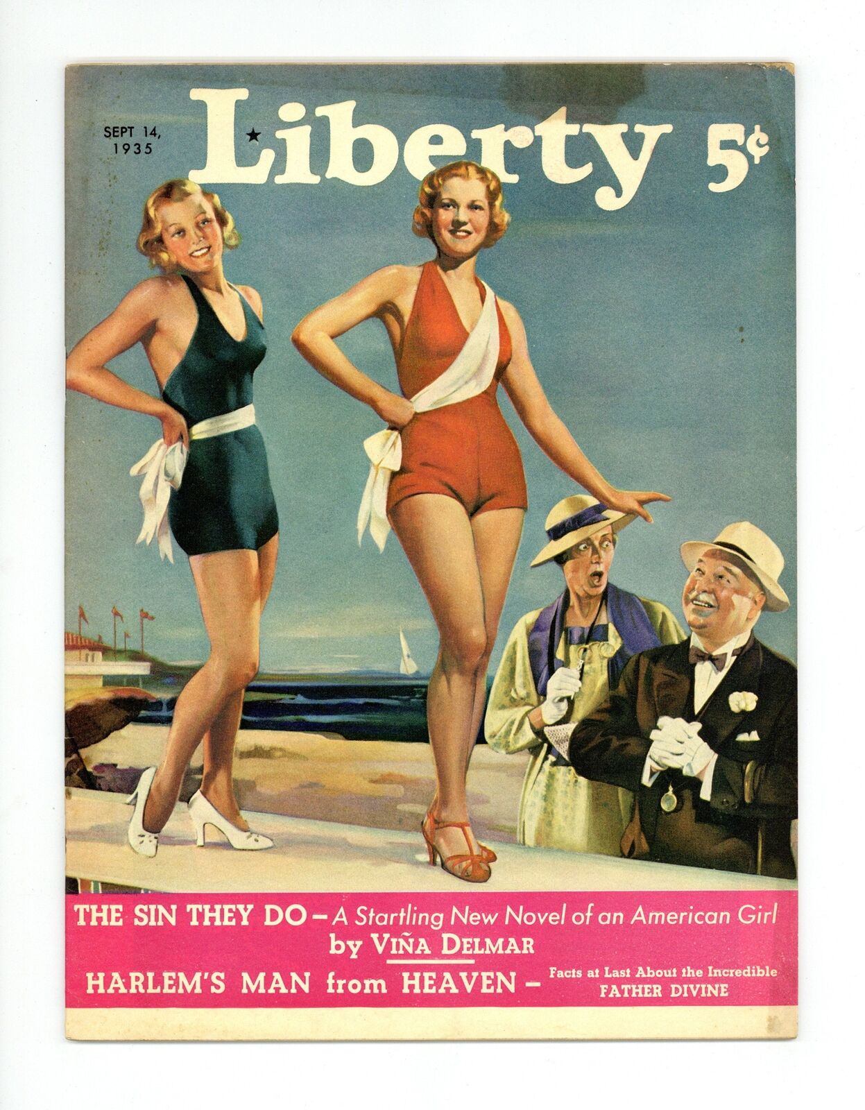 Liberty Magazine Sep 1935 Vol. 12 #37 VG