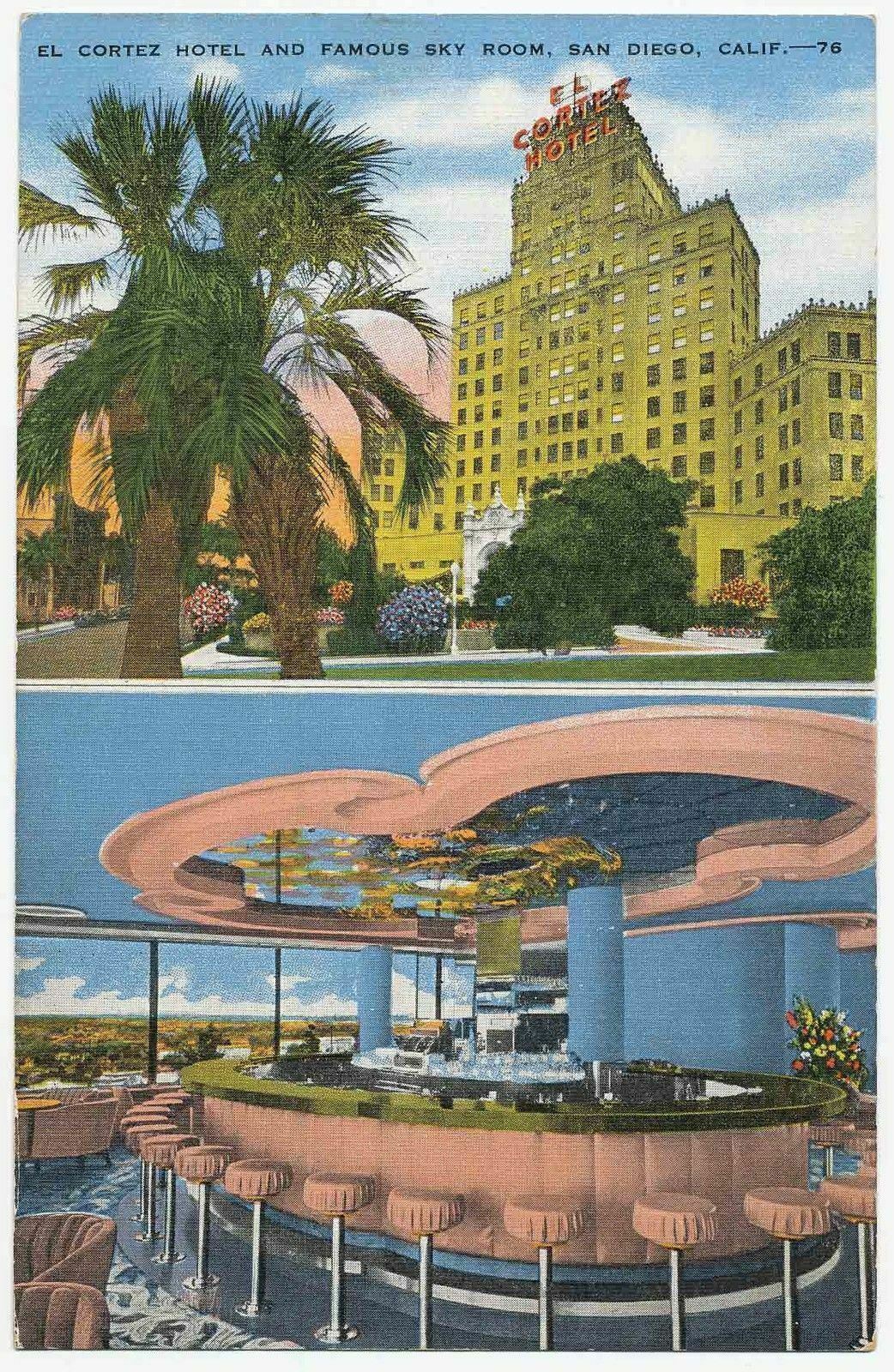 The Sky Room, El Cortez Hotel, San Diego, California 
