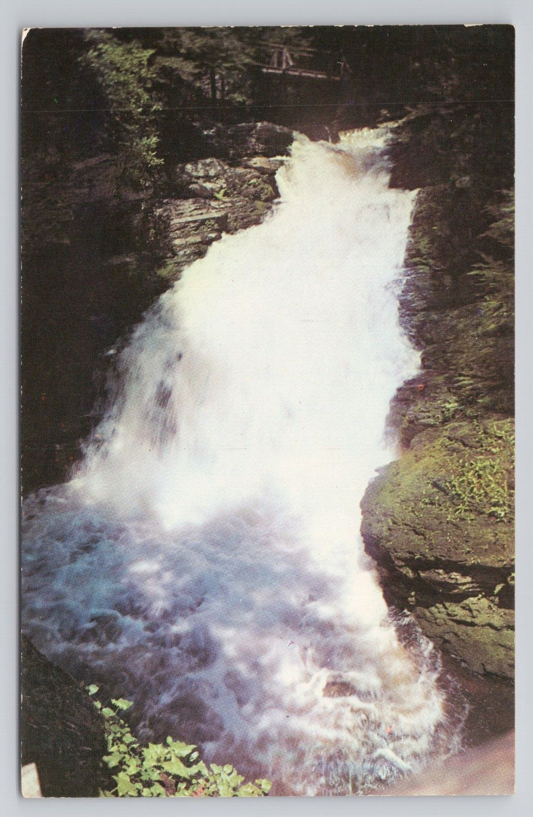 Winona 5 Falls Pocono Mountains of Pennsylvania Postcard 2074
