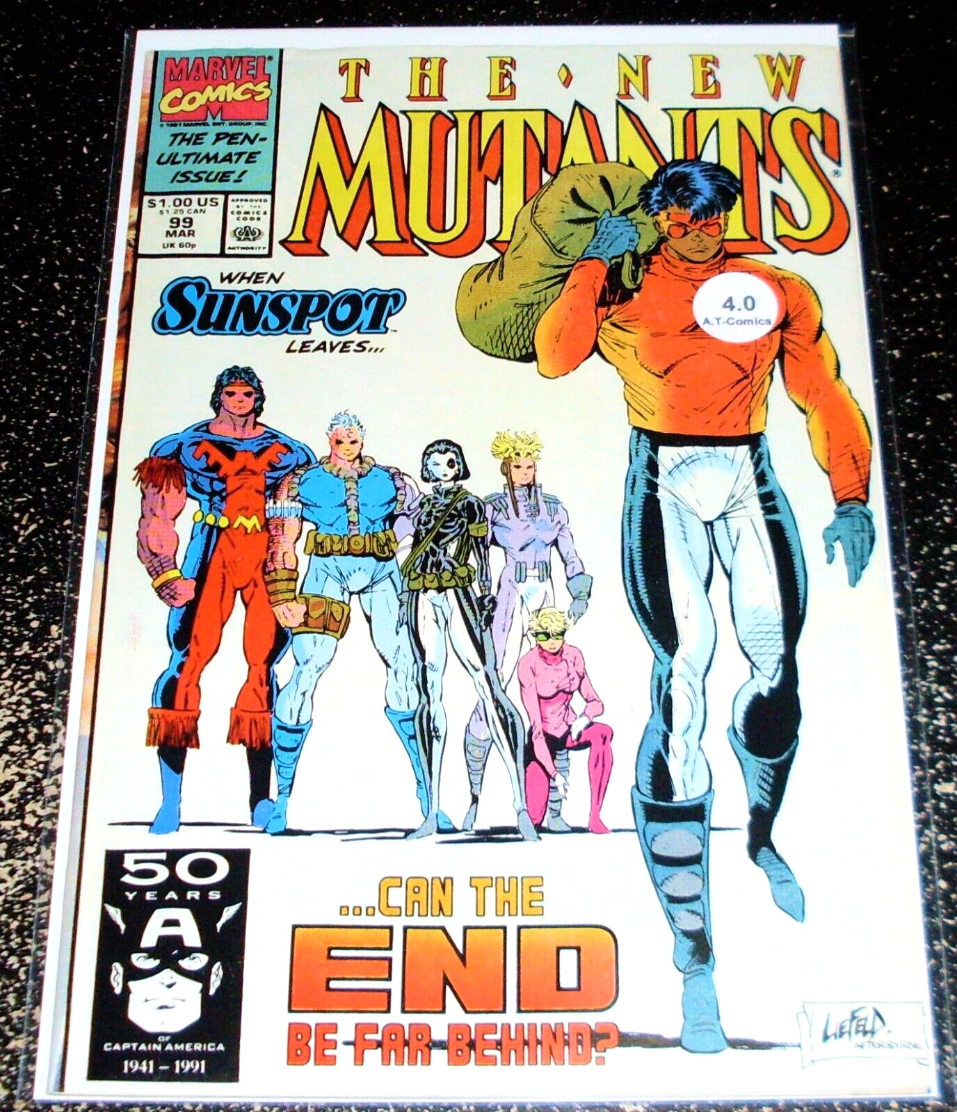 New Mutants 99 (4.0) 1st Print 1991 Marvel Comics Flat Rate Shipping (1st Feral)