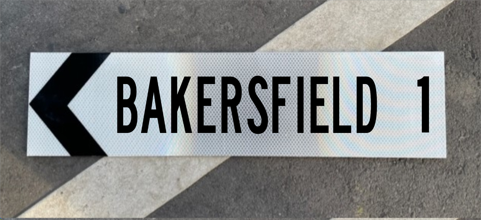 BAKERSFIELD Road Sign Vintage style 24\