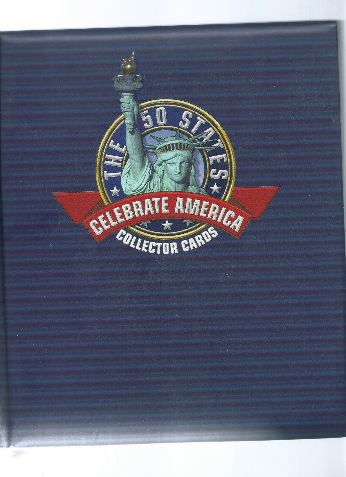 CELEBRATE AMERICA -- Complete cigarette State card set in leather like booklet