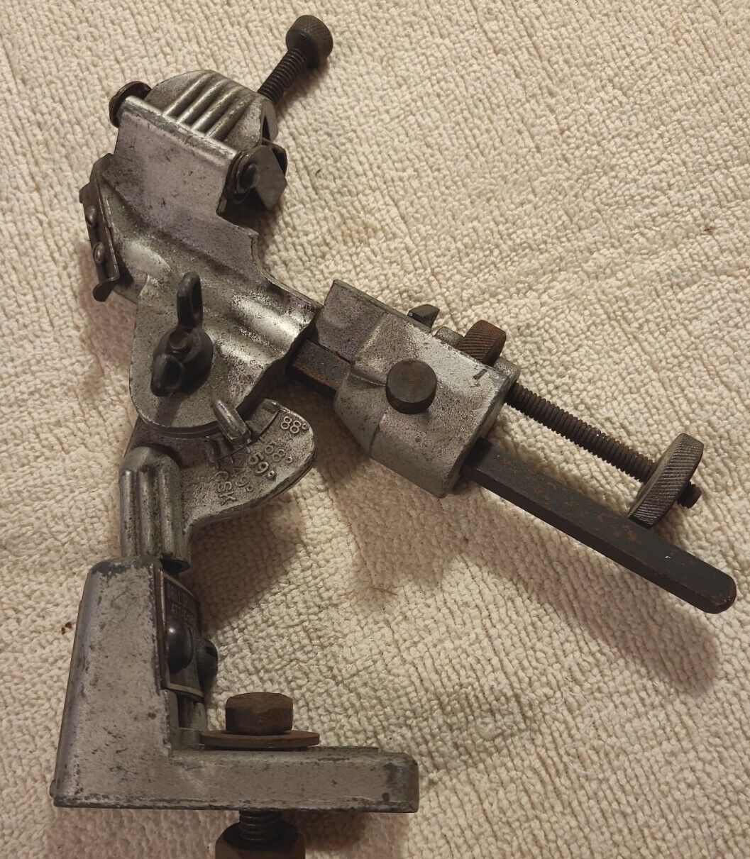 Vintage General Drill Grinding Attachment For Drills - No. 825 - Adjustable