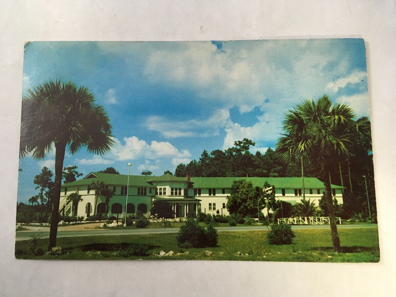 Putnam Lodge Shamrock Florida Suwanee River Vintage Postcard Unposted