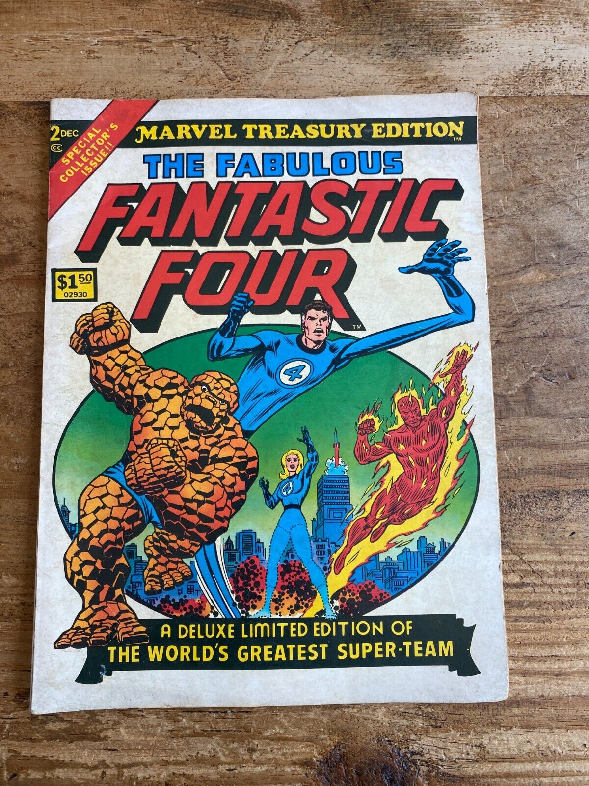 Marvel Treasury Edition #2 The Fabulous Fantastic Four (1974) Bronze Age Comic