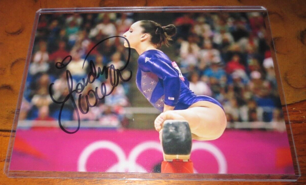 Jordyn Wieber Olympic Gold signed autographed photo Gymnastics Ark Razorbacks