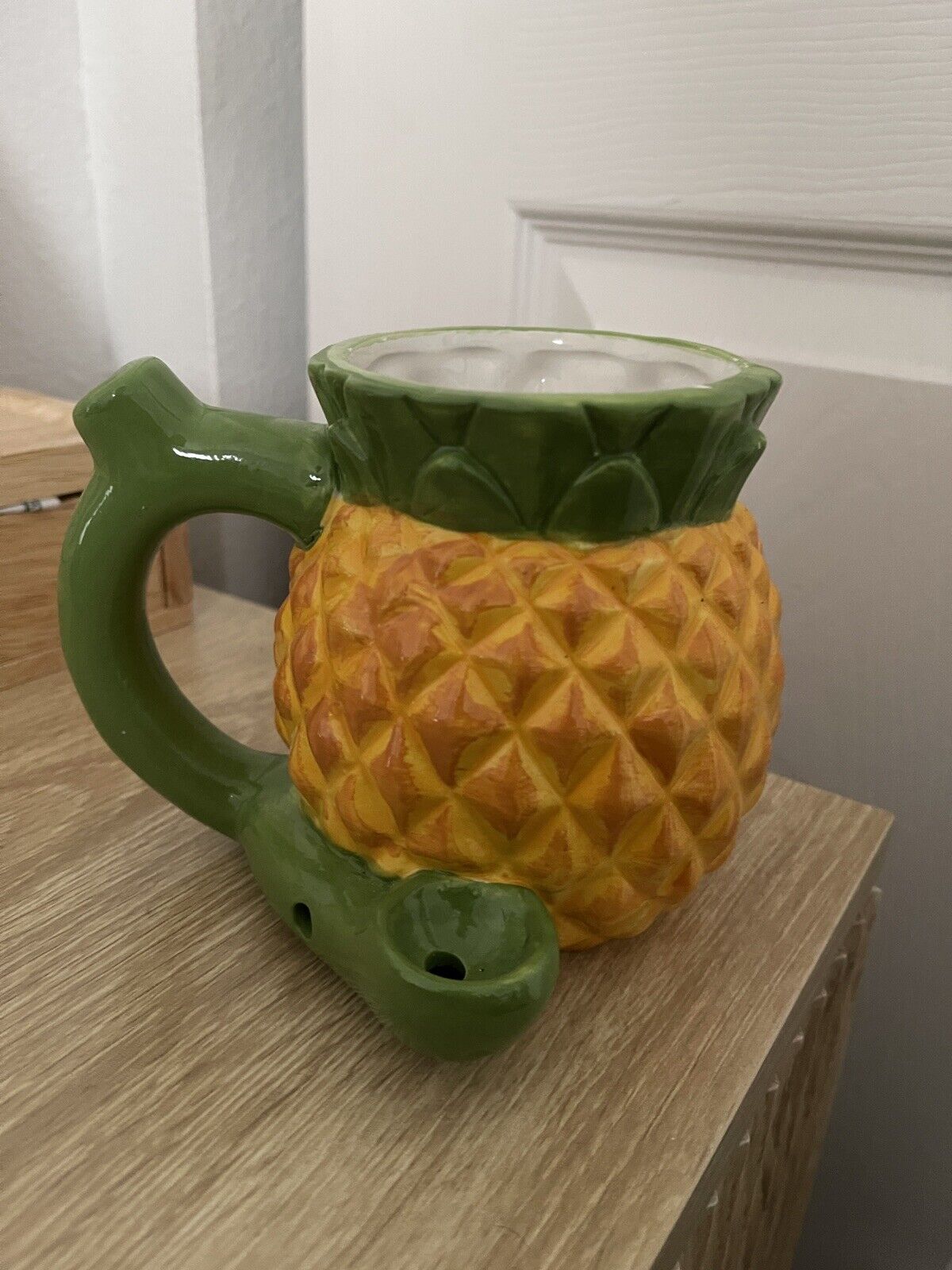 wake and bake Pineapple mug