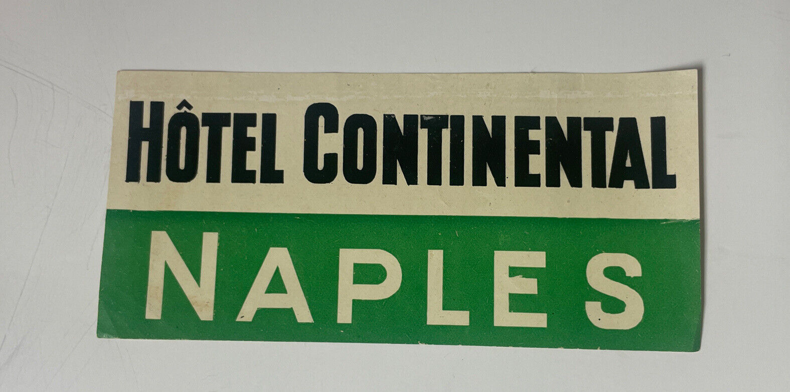 Hotel Continental Napes Sticker