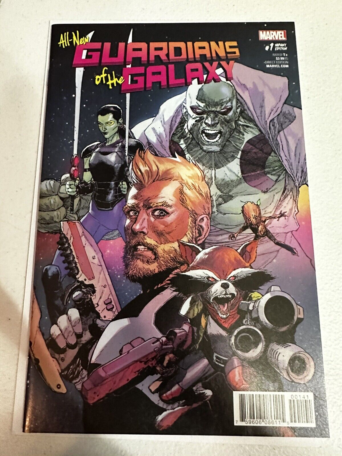 All-New Guardians Of The Galaxy #1 - 1:50 Leinil Francis Yu Variant -Marvel 2017