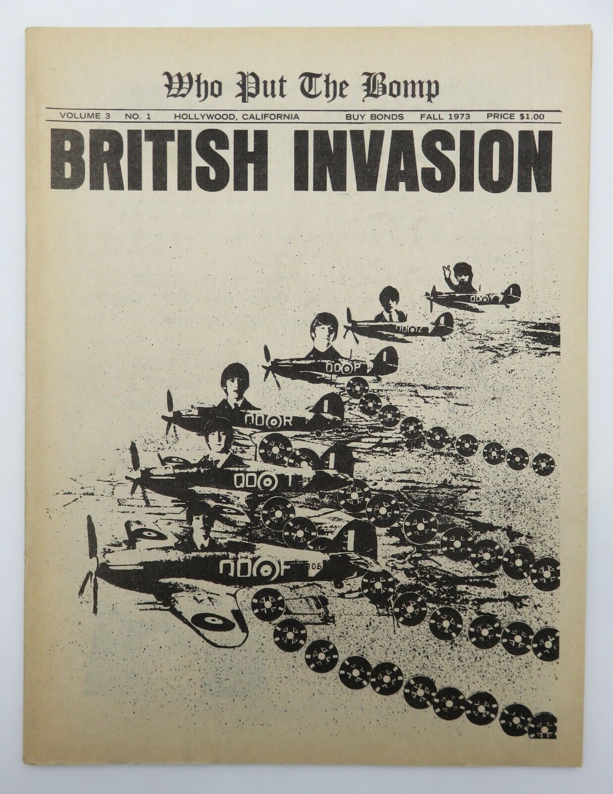 WHO PUT THE BOMP British Invasion Vol 3 No.1 (Fall 1973) Hollywood Music Fanzine