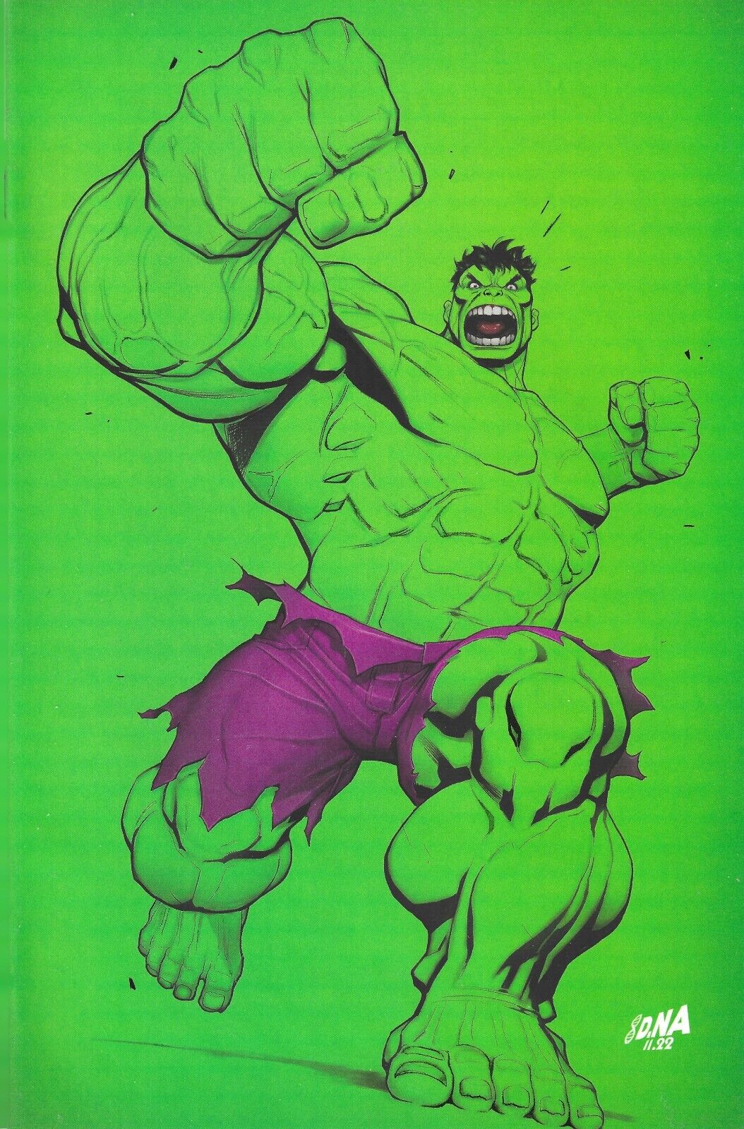 Hulk #11 David Nakayama Exclusive Color Bleed Virgin Variant Marvel 2023 NM